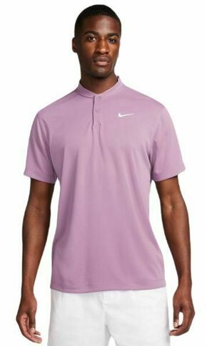 Muški teniski polo Nike Court Dri-Fit Blade Solid Polo - violet dust/white
