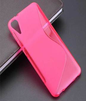 HTC Desire 825 roza silikonska maska