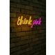 Ukrasna plastična LED rasvjeta, Think Pink - Yellow
