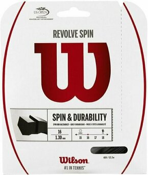 Wilson Revolve Spin Tennis String 16 g Dodaci za tenis
