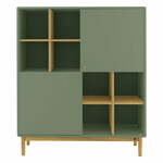 Zelena polica za knjige 118x138 cm Color Living - Tom Tailor for Tenzo
