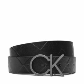 Ženski remen Calvin Klein Re-Lock Quilt Ck Logo Belt 30Mm K60K611102 Ck Black BEH