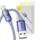 Baseus Crystal Shine cable USB to Lightning, 2.4A, 1.2m (purple)