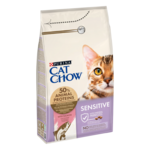 Cat Chow Sensitive, s lososom, 1.5 kg