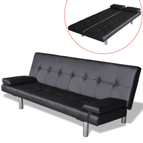 VidaXL Sofa-krevet s dva jastuka prilagodiva