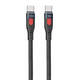 Cable USB-C do USB-C Remax Lesu Pro, 1m, 100W (black)