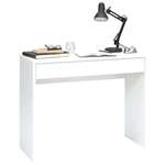 FMD radni stol sa širokom ladicom 100 x 40 x 80 cm bijeli
