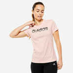 Majica za fitnes ženska ružičasta