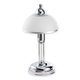 LEMIR O1488 CH | FlexL Lemir stolna svjetiljka 40cm sa prekidačem na kablu 1x E27 krom, bijelo
