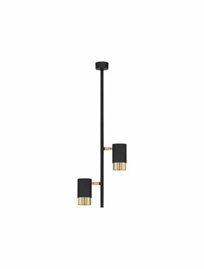 NOVA LUCE 9010220 | Pongo-Pogno Nova Luce visilice svjetiljka elementi koji se mogu okretati 2x GU10 crno mat