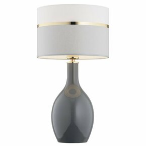ARGON 4360 | Beja-AR Argon stolna svjetiljka 56cm sa prekidačem na kablu 1x E27 tamno siva