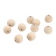 AtmoWood Drvene perle za nizanje 2,5 cm - 10 kom.