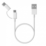 Xiaomi Mi 2in1 Micro USB kabel - USB Type C kabel, 30cm, bijeli