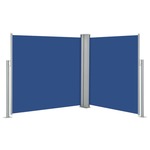 vidaXL Uvlačiva bočna tenda 100 x 600 cm plava