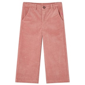 VidaXL Dječje hlače od samta starinske ružičaste boje 140