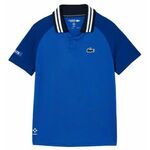 Majica za dječake Lacoste Sport X Daniil Medvedev Jersey Polo Shirt - blue/navy blue
