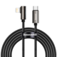 Kabel USB-C na Lightning Baseus Legend Series, PD, 20W, 1m (crni)