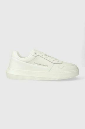 Tenisice Calvin Klein Jeans Chunky Cupsole Low Lth In Sat YM0YM00873 Triple Bright White 0K4