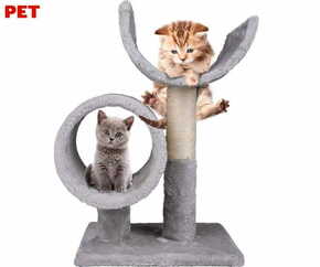 WEBHIDDENBRAND Pet Toys drvo za mačke i grebalica za mačke