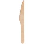 WEBHIDDENBRAND Abena, noževi, drveni, 16,5 cm, 100 komada
