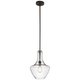ELSTEAD KL-EVERLY-P-S-OZ | Everly Elstead visilice svjetiljka s podešavanjem visine 1x E27 antik brončano, prozirno