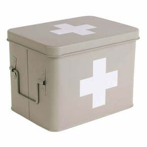 Bež metalna kutija prve pomoći PT LIVING Medicine