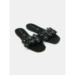 Sinsay - Natikače s 3D ukrasima crno AW 2025 351EL-99X