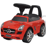vidaXL Mercedes Benz autić na guranje, crveni