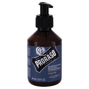 PRORASO Azur Lime Beard Wash šampon za bradu s mirisima citrusa i smreke 200 ml za muškarce