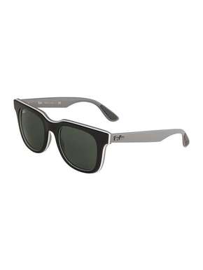 Ray-Ban Sunčane naočale '0RB4368' bijela / crna / siva / kraljevski zelena