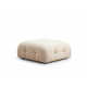 Atelier Del Sofa Tabure, Krem, Bubble Pouffe - Cream Bouclette