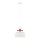 ITALUX MDM-2990/1 W | Elysia Italux visilice svjetiljka 1x E27 bijelo, crveno