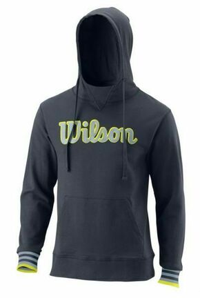 Muška sportski pulover Wilson Script Eco Cotton PO Hoody Slimfit - india ink