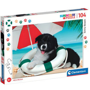Sunny Beach 104 komada Supercolor puzzle - Clementoni
