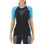 UYN Granfondo OW Biking Lady Shirt Short Sleeve Dres Blackboard/Danube Blue S