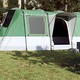Tunelski šator za kampiranje za 4 osobe zeleni vodootporni
