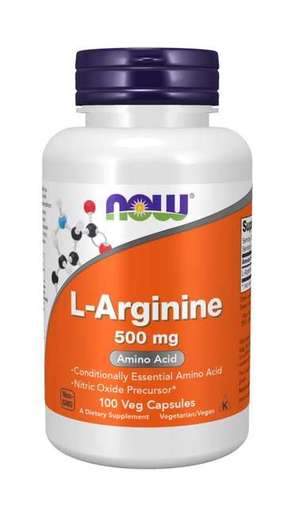 NOW Foods L-Arginine 500 m250 kaps. 250 kaps.