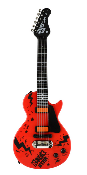Električna gitara ROCK STAR plastična 58cm na baterije sa zvukom i svjetlom