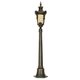ELSTEAD PH4-M-OB | Philadelphia Elstead podna svjetiljka 116,5cm 1x E27 IP44 antik brončano, jantar
