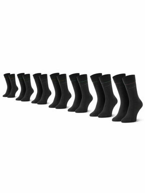 Set od 7 pari unisex visokih čarapa Tom Tailor 9997 Black 610
