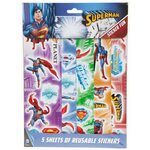 DC SUPERMAN 5 SHEET STICKER PACK