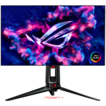 Asus Rog Swift PG27AQDP monitor, OLED, 27", 16:9, 2560x1440, 360Hz/60Hz, pivot, HDMI, Display port, USB