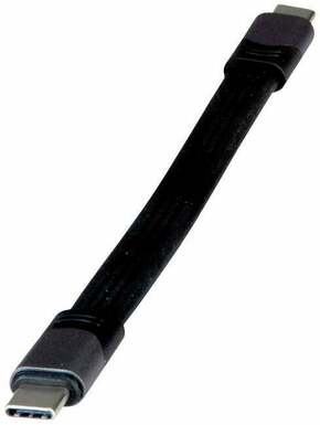 Roline USB-C kabel USB 4.0 USB-C® utikač 15.00 cm crna plosnati