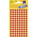 Avery-Zweckform 3010 naljepnice za markerske točke Ø 8 mm crvena 416 St. trajno papir