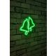 Ukrasna plastična LED rasvjeta, Bells - Green