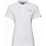 Ženski teniski polo majica Head Club Tech Polo Shirt W - white