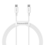 Baseus Superior Series kabel USB-C na USB-C, 100 W, 1 m (bijeli)