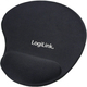 LOGILINK Mousepad with GEL Wrist Rest Support Crna