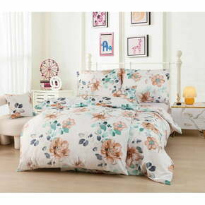 Bijele mikrosatenske posteljine za krevet 140x200 cm u setu od 6 kom Bibiana - My House