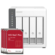 QNAP Systems TS 433 4G 816TB WD Red Plus NAS Bundle NAS inkl 4x 4TB WD Red Plus 3 5 Zoll SATA Festplatte